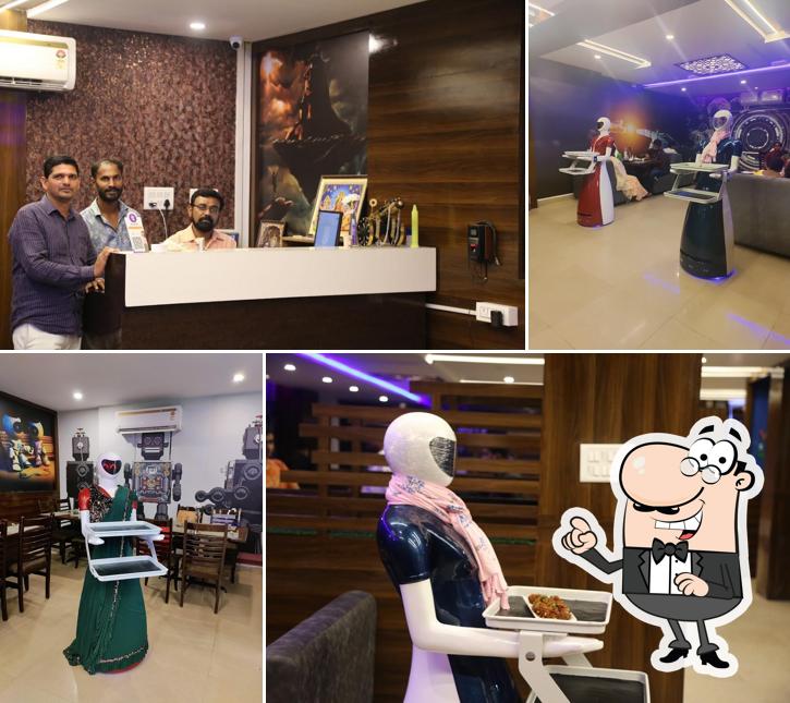 The interior of VAMSHI'S ROBOT RESTRAUNT