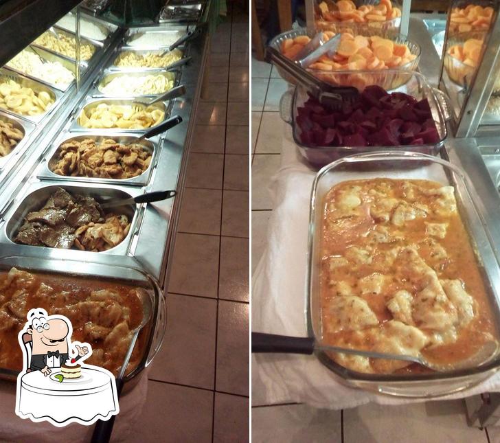 Hotel e Restaurante Miranda provê uma variedade de sobremesas