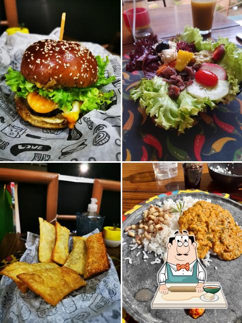 Samosas em Sunugal Bistrô