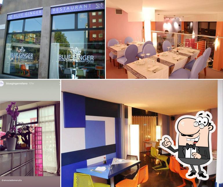 Dai un'occhiata agli interni di Blue Ginger