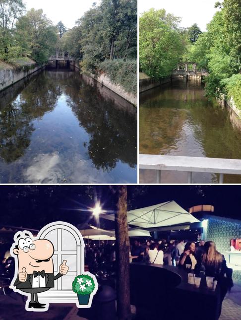 Goditi la vista dall'area esterna di The Mode Open Air