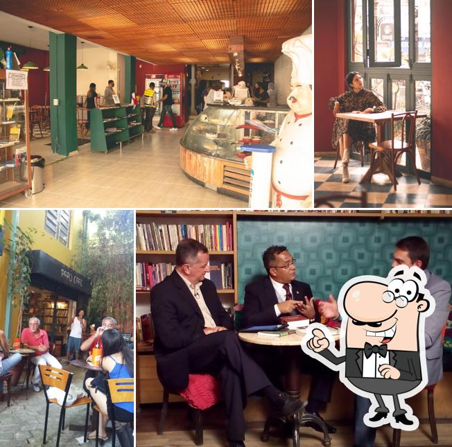 O interior do Restaurante Rua das Flores