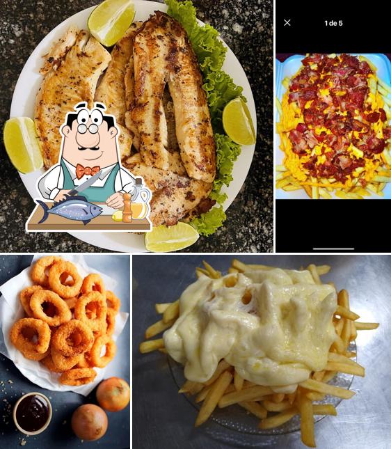 Salmão grelhado em Rei dos Lanches