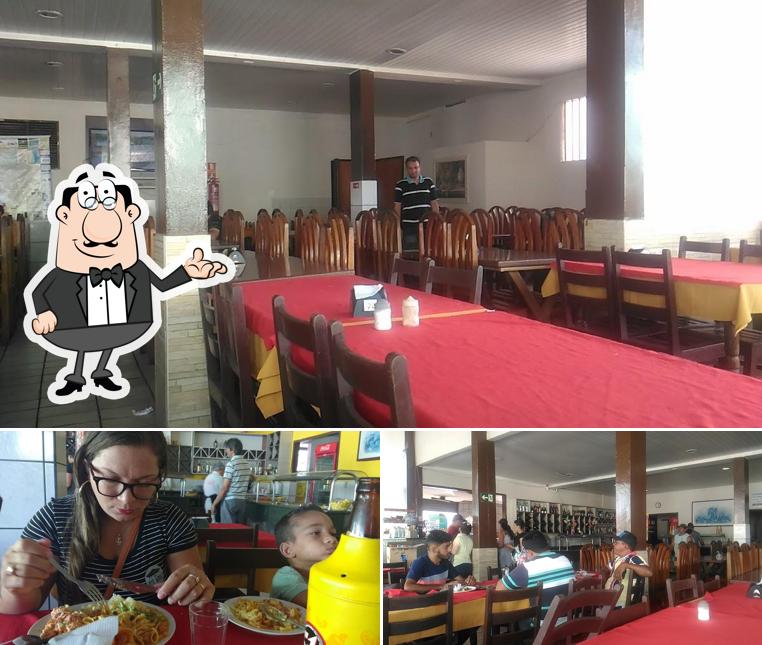 O interior do Churrascaria Paulisty