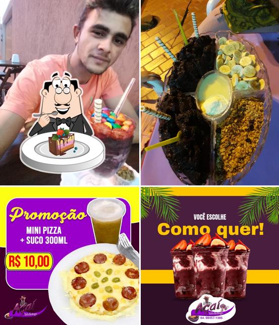 Bolo de chocolate em Açaí Tele Entrega