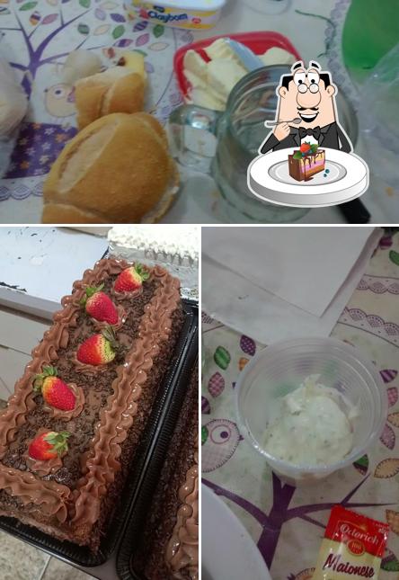 Bolo de chocolate em Casa das Cucas Pinhal