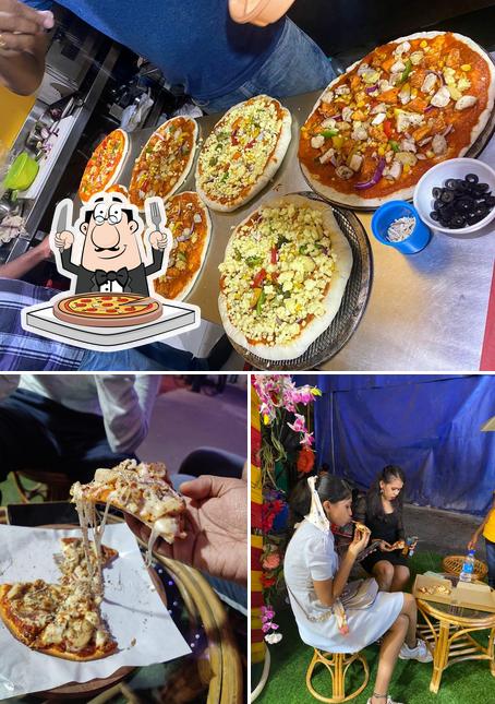 Pick various kinds of pizza