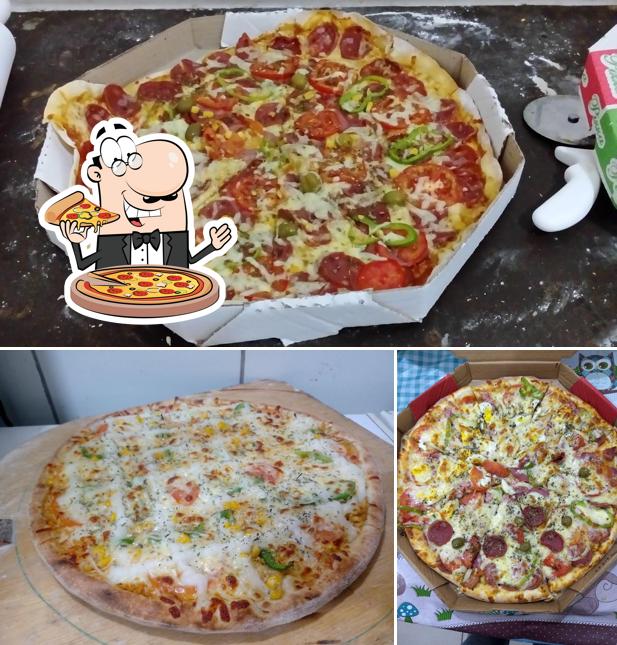 Consiga pizza no Restaurante e Pizzaria Ponto do Sabor em Ribeirão das Neves