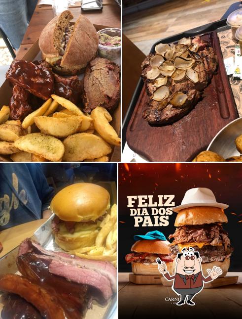 Sanduíche de carne de porco desfiada em Carnivore - Unidade Souq