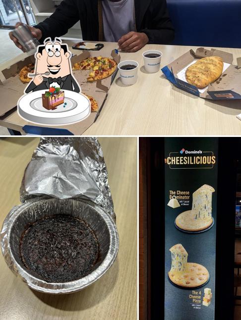 Chocolate cake at Domino's Pizza - Pathankot