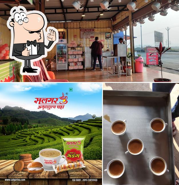 See this picture of Salagar Amrutulya Chaha and Patil Vada-Misal center