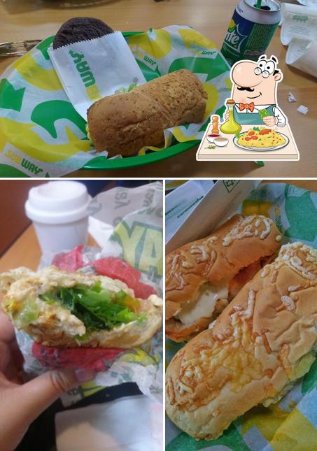 Platos en Subway