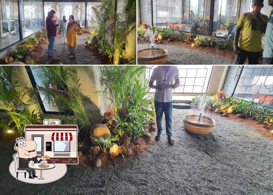 You can get some fresh air outside Tabun Multicuisine Restaurant