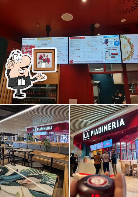 Gli interni di La Piadineria