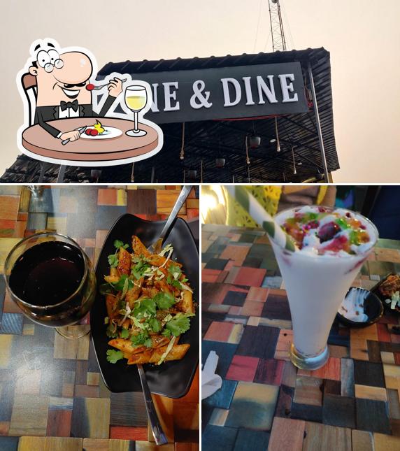 Take a look at the picture displaying food and exterior at Pine & Dine Rooftop Cafe and lounge