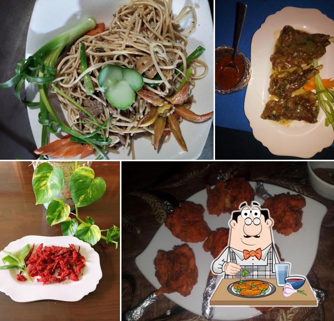 Chicken wings at Sky View