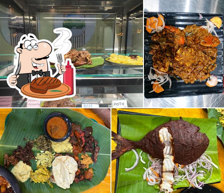 Meat meals are available at THARAVADU SEA FOOD RESTAURANT