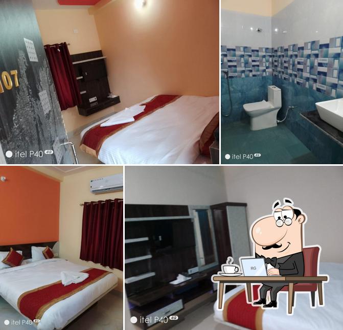 The interior of Siddhi Vinayak Hotel & Banquet