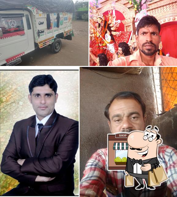 You can get some fresh air at the outside area of पूनम राजस्थानी होटल