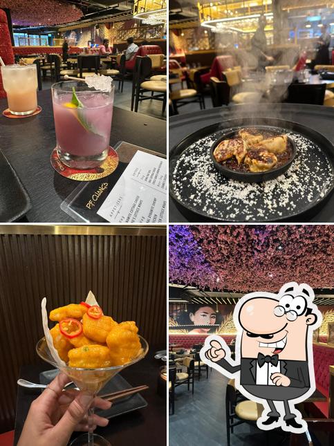 Take a seat at one of the tables at P.F. Chang's CyberHub