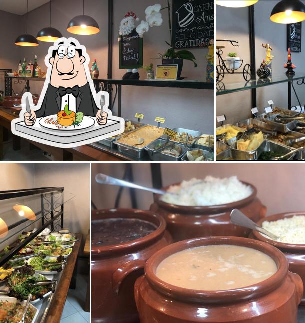 Platos en Quintal da Villa Vila Ema Marmitaria