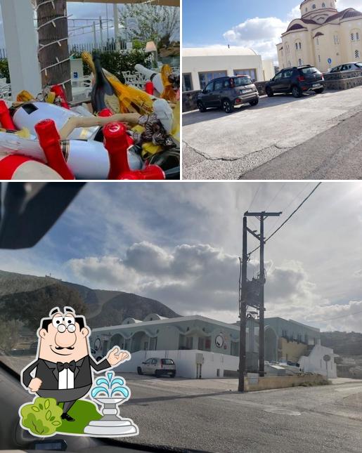 Gli esterni di Santorini Food&bar