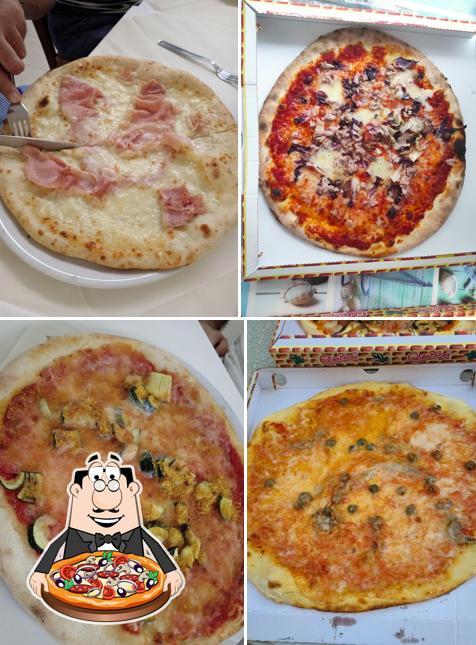 Scegli una pizza a Ristorante Pizzeria Villaggio Spinnaker