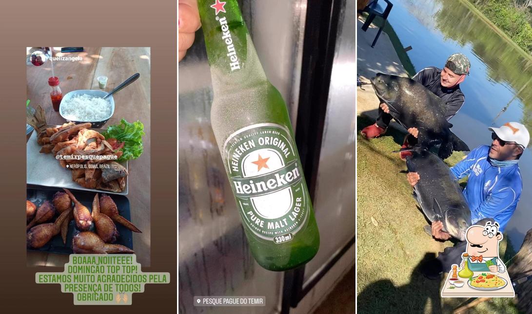 Comida em Pesque e Pague do Temir