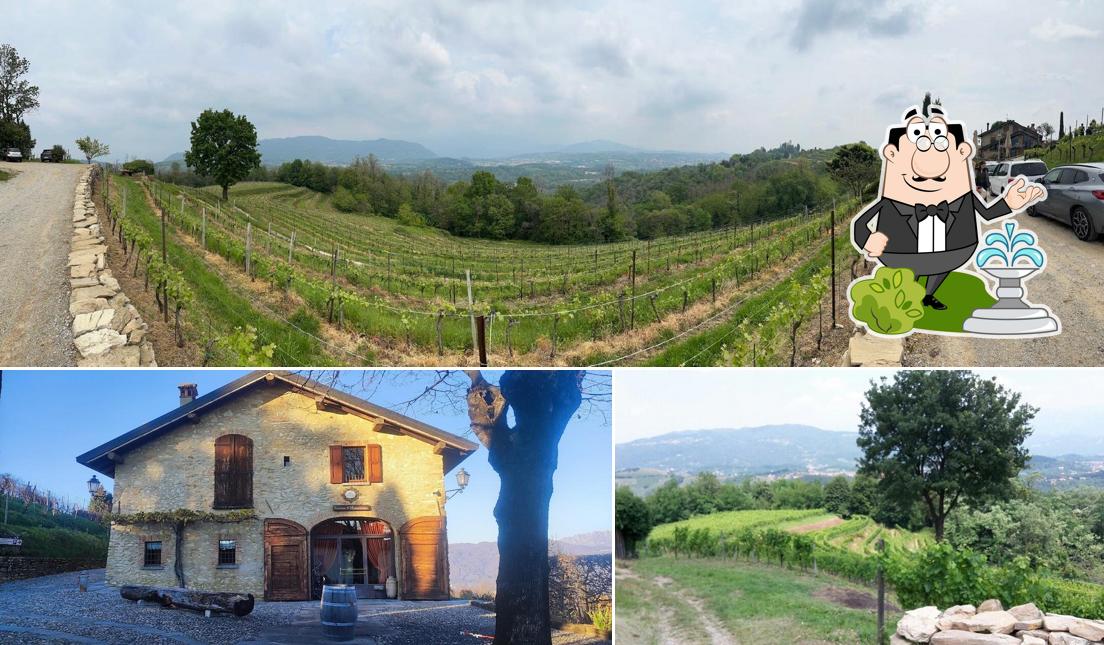 Gli esterni di Terrazze di Montevecchia