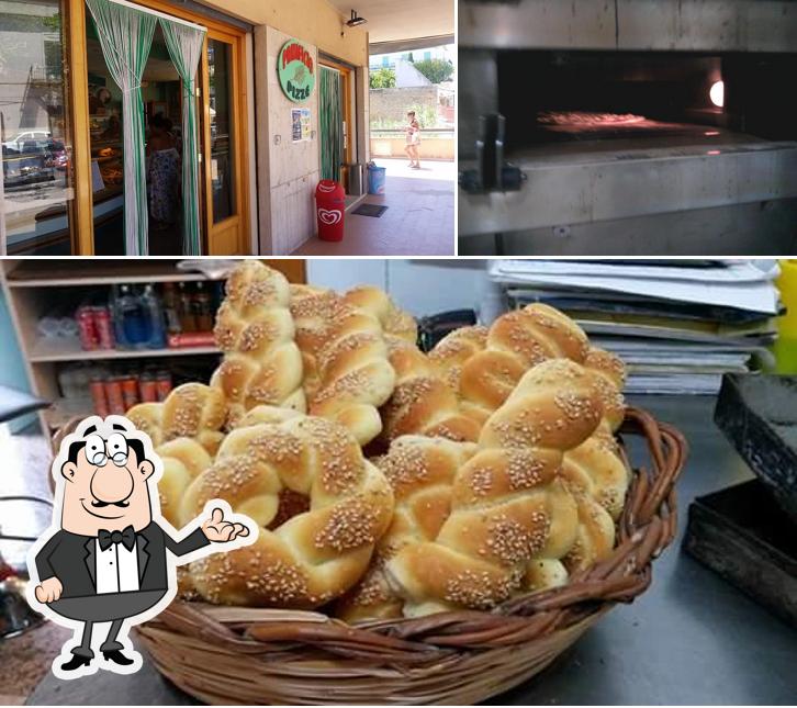 Questa è la immagine che mostra la interni e cibo di Panificio Gagliano Andrea