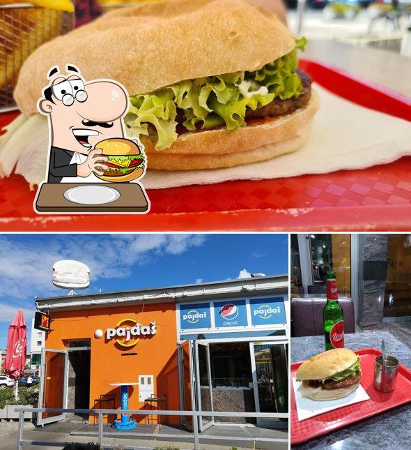 Ordina un hamburger a Okrepčevalnica Pajdaš, Jonus Sadiki, s.p