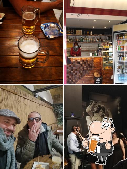 Puoi goderti un rinfrescante bicchiere di birra chiara o scura