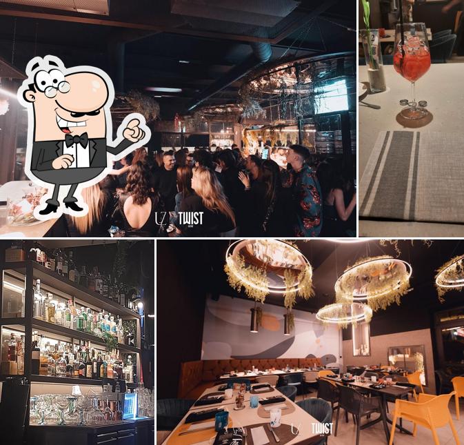 Gli interni di Twist Bistrò