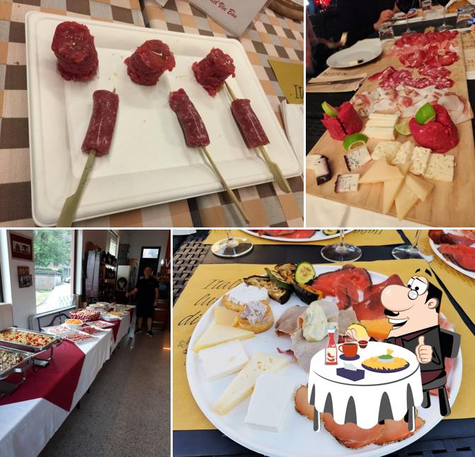 Piatto di formaggi al La vineria del vin bón