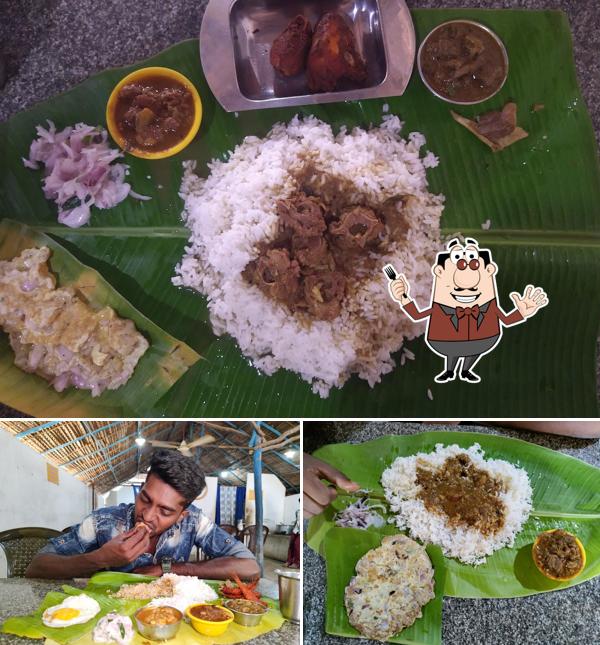 Nasi lemak at SRI AMMA MESS