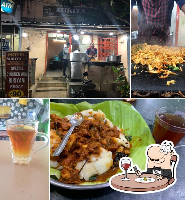 Meals at Sr Cafe & Surya Catering