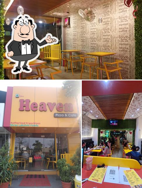 Take a seat at one of the tables at Cafe Ovenz