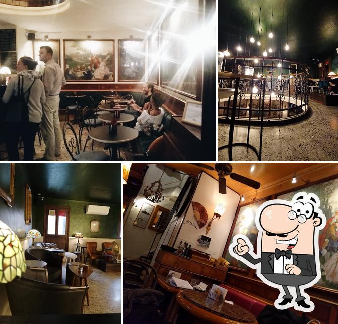 Gli interni di Caffè dei Frari