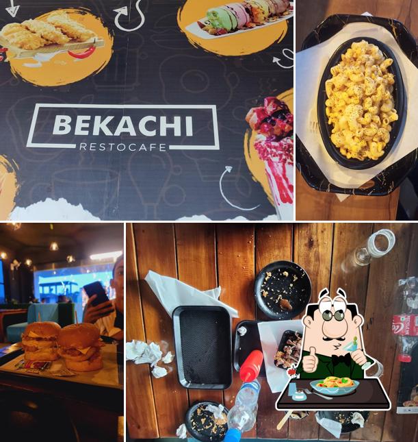 Macaroni and cheese at Bekachi Restocafe Virajpet