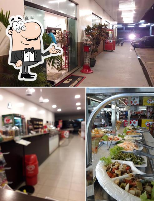 Veja imagens do interior do Churrascaria w3 Nova Era