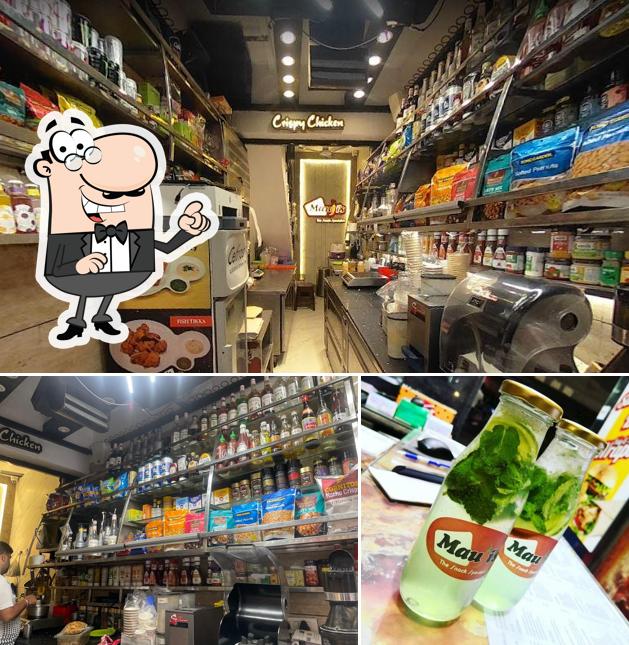 The image of interior and beer at Mauji - Fish and Chicken Snacks in Patiala