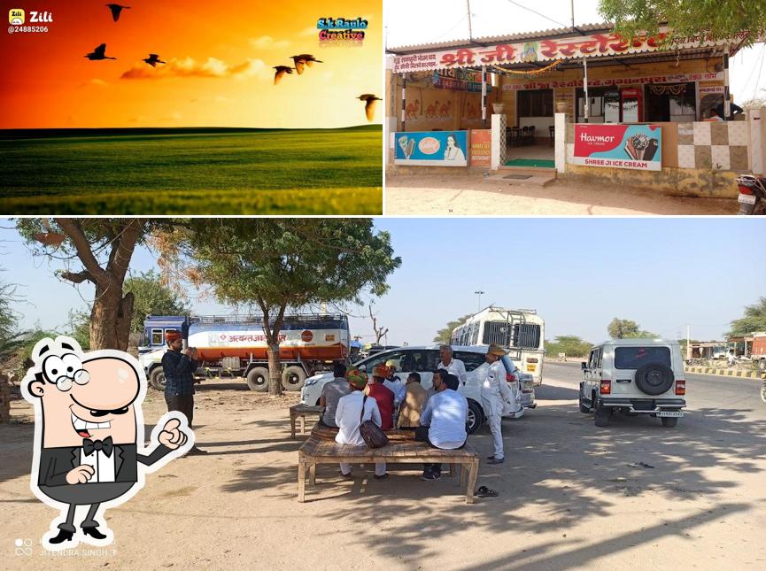 Shree Jee Restaurant is distinguished by exterior and interior