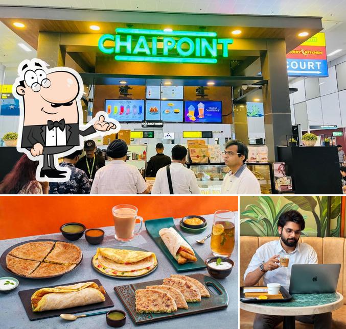 The interior of Chai Point - Goa Airport, Dabolim