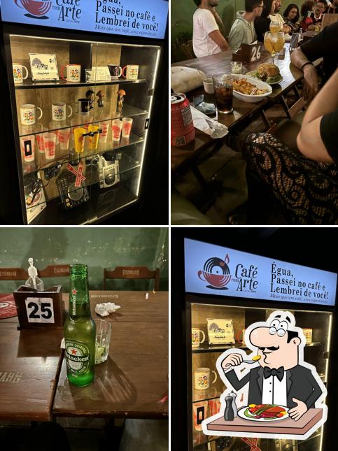 Comida em Café com Arte