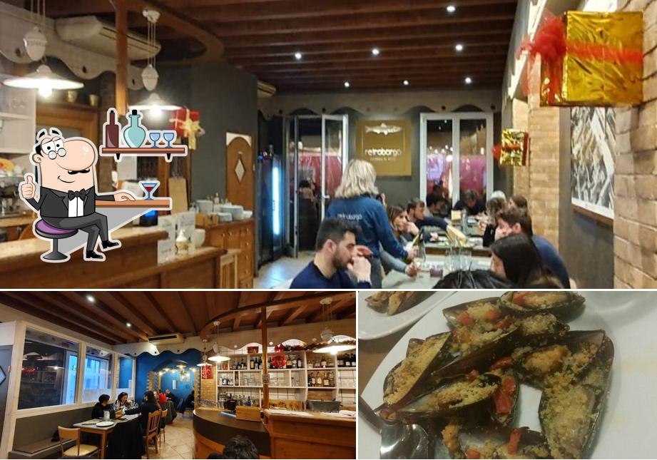 Dai un’occhiata alla foto che raffigura la interni e cibo di Retroborgo