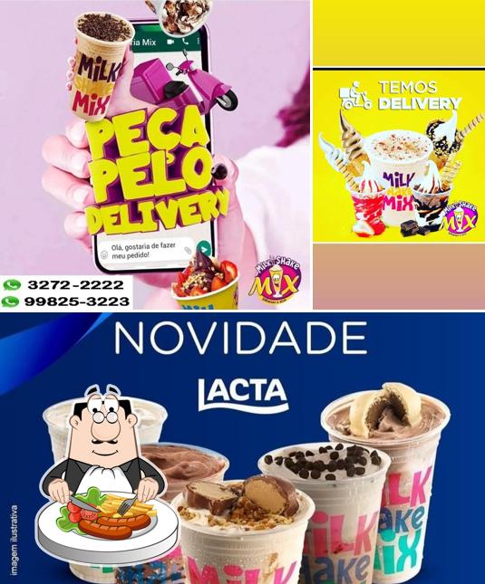 Sorvete em Milk Shake Mix Sorvetes E Açaí