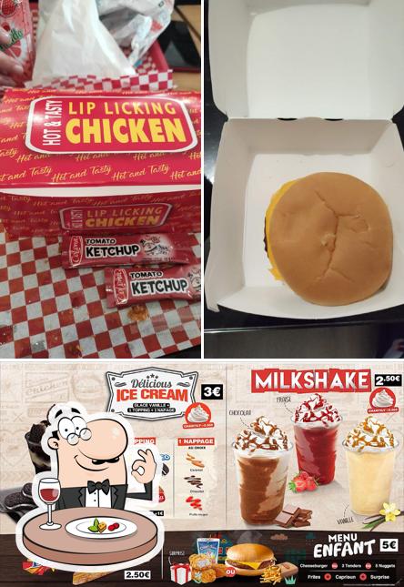 Jetez un coup d’oeil à la photo affichant la nourriture et boisson concernant Chicken Factory’s Beaulieu