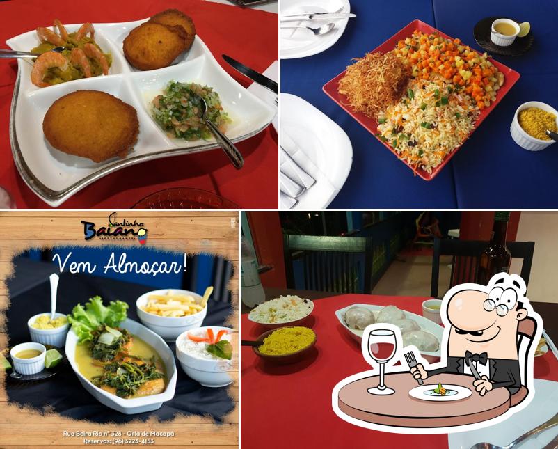 Platos en Cantinho Baiano Restaurante