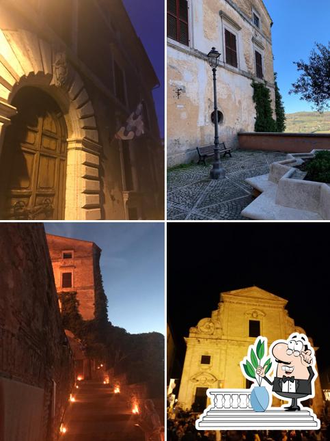 Curiosa tra la parte esterna di Taverna San Gregorio (Solo Settembre)