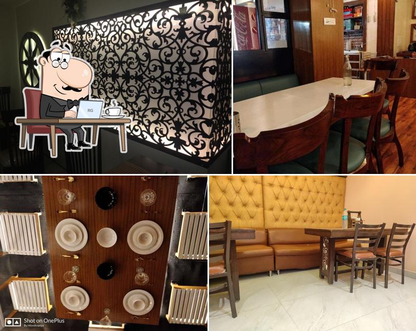 The interior of Rajesh Sweets and Bakers, Best Sweet Shop In Varanasi Best Sweets In Varanasi Best Restaurant In Varanasi